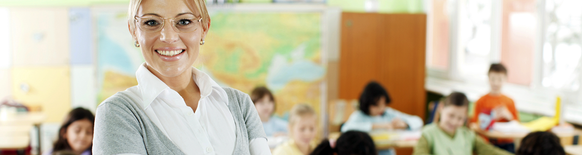 Elementary/Middle school teacher leading instruction