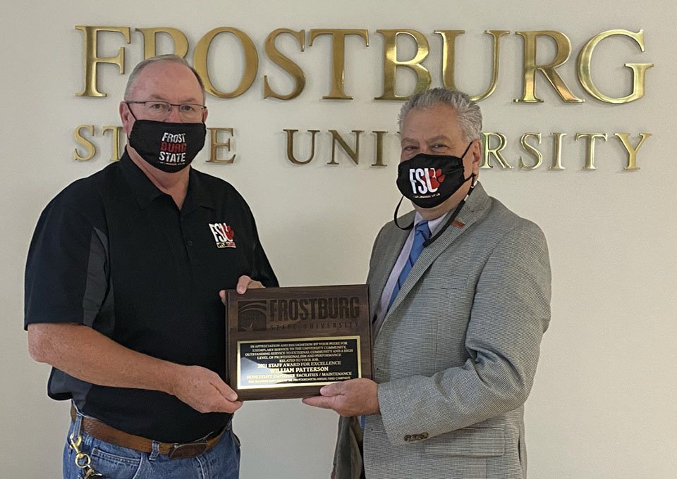 William Patterson with President Nowaczyk