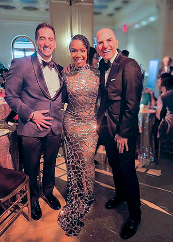 Jeff Keilholtz, Jessica Frances Dukes and Sean Cercone ’99