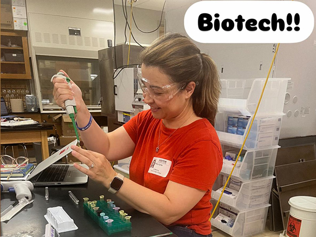             Currie Attends Biotech Instructor Academy     
