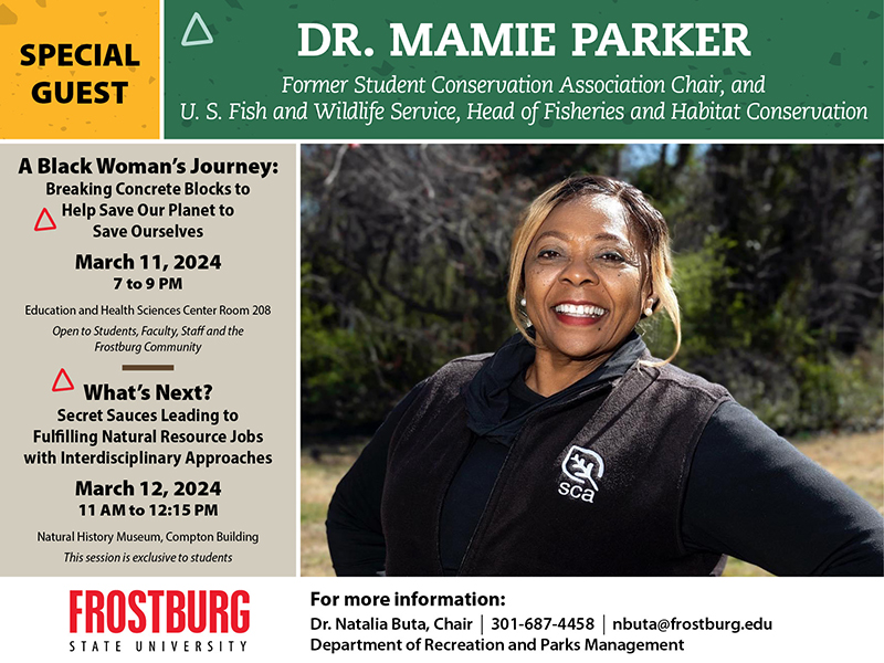 Special Guest: Dr. Mamie Parker, Former Head of Fisheries and Habitat Conservation, USFW