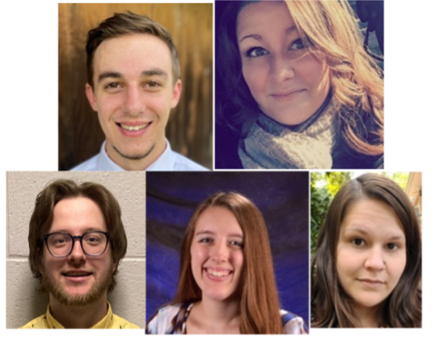 Emily Imgrund, Katlyn Middleton, Kaitlyn Peterson, Jalon Sommers, and Casey Swartz have been chosen as the Strong Scholars for the spring 2023 semester