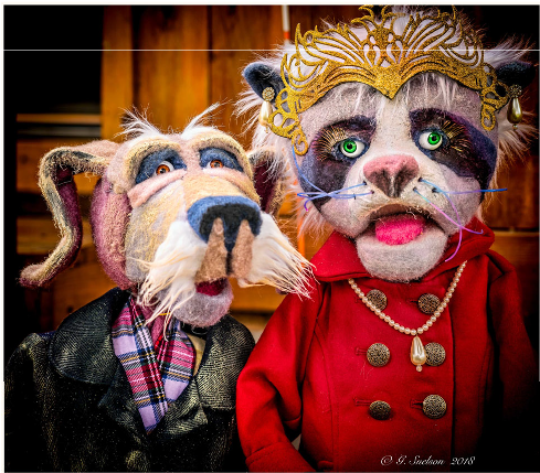 Faculty Gerald Snelson creates puppets