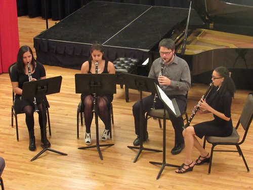 Clarinet Ensemble in Concert
