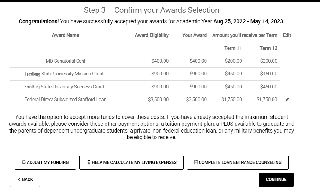 Student Financial Planning Portal
