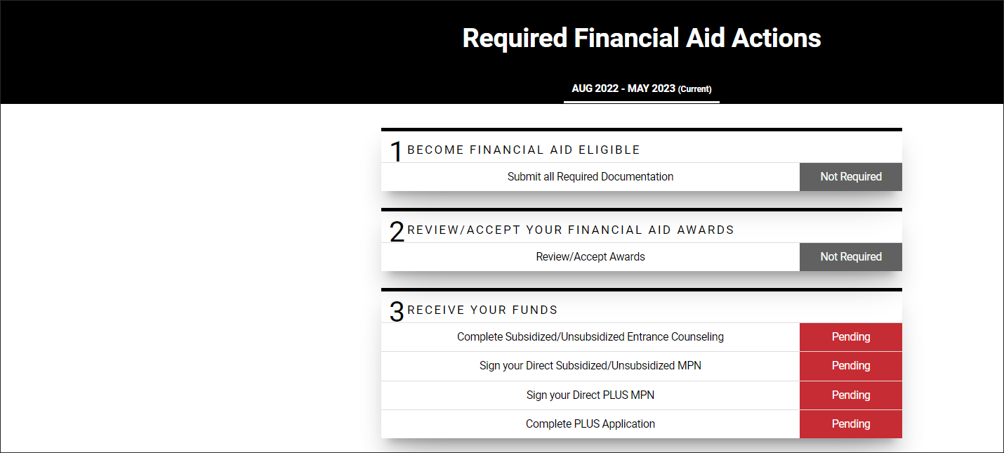 Student Financial Planning Portal