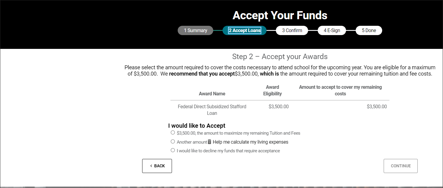 Student Financial Planning Portal