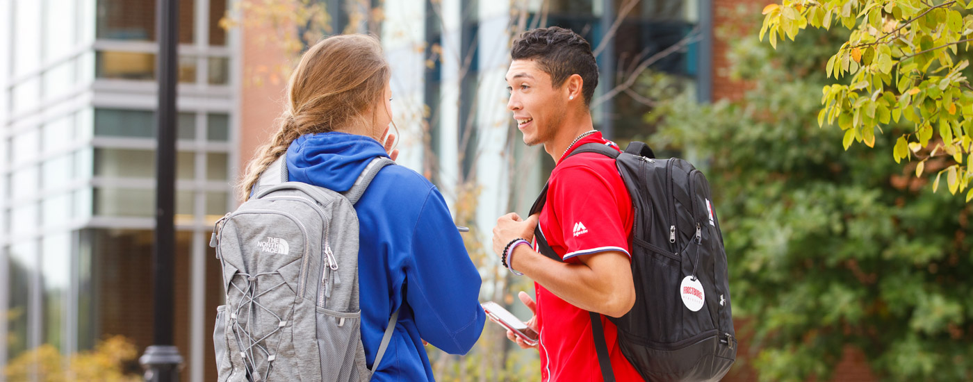 Students conversing