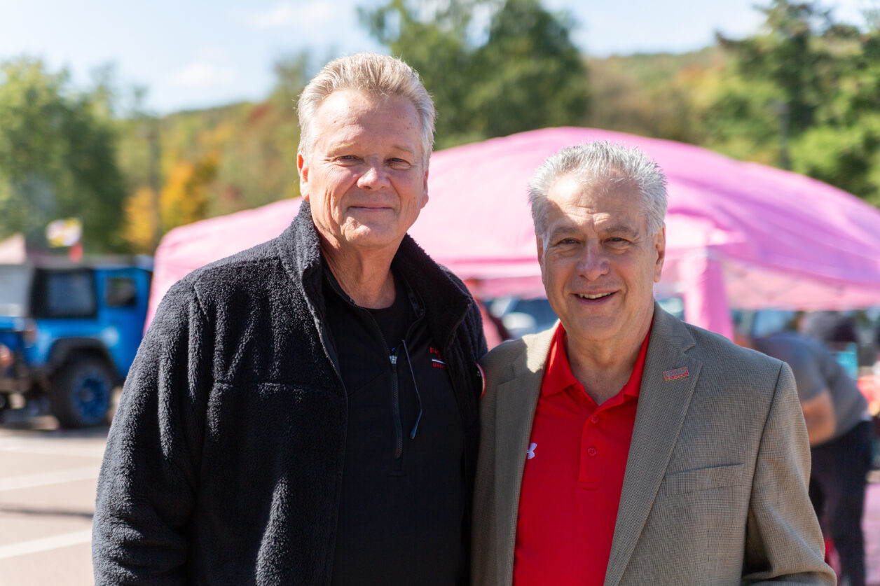 Joe Lambert with President Nowaczyk