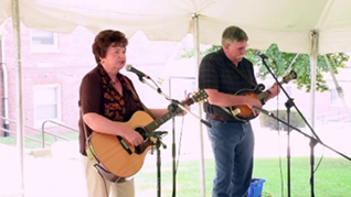 performers NOON Loretta Hummel and Paul Dix
