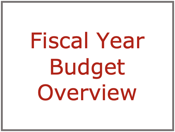 Fiscal Year Budget Overview Link