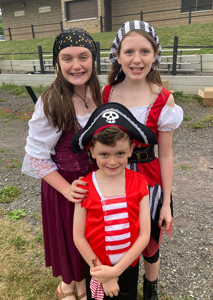 Pirates in the Park Rankin kids