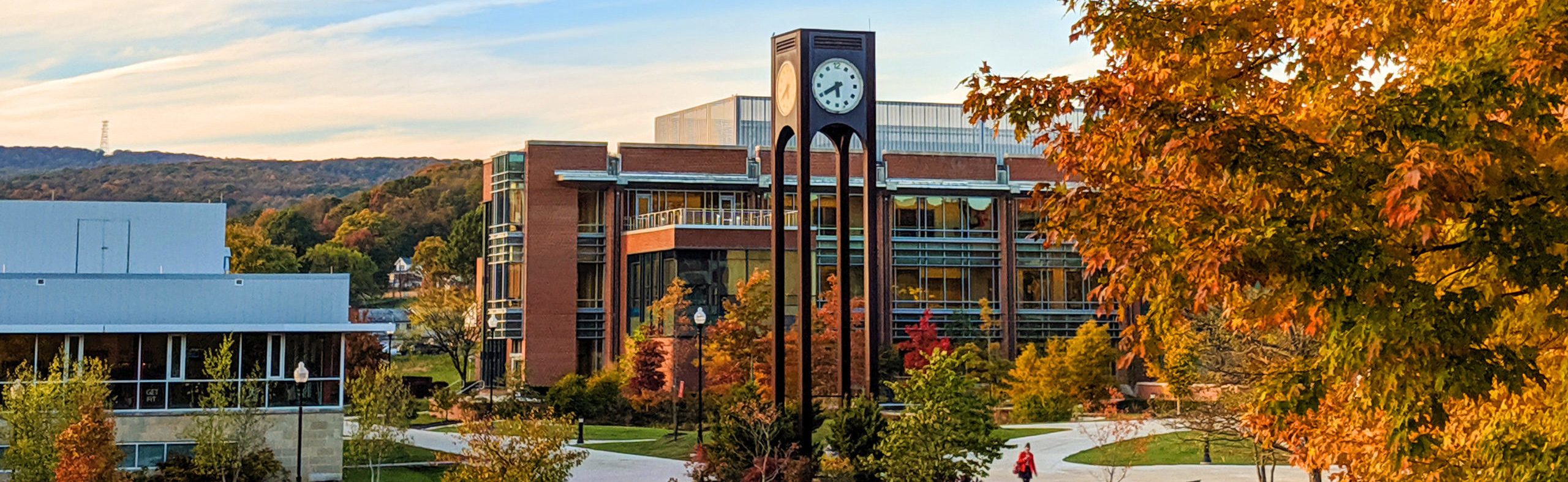 Female science student using beaker