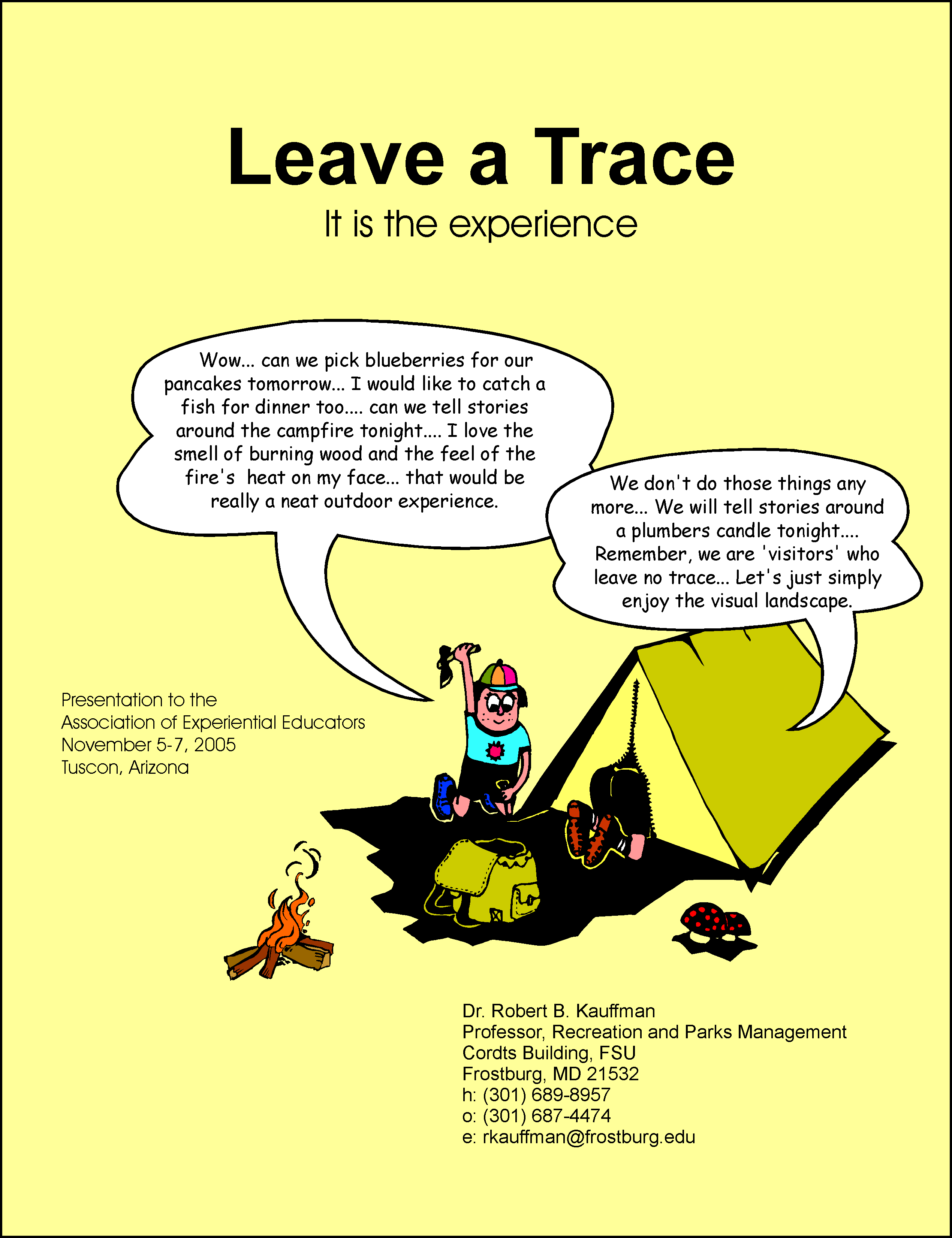 Cover of Leave a Trace