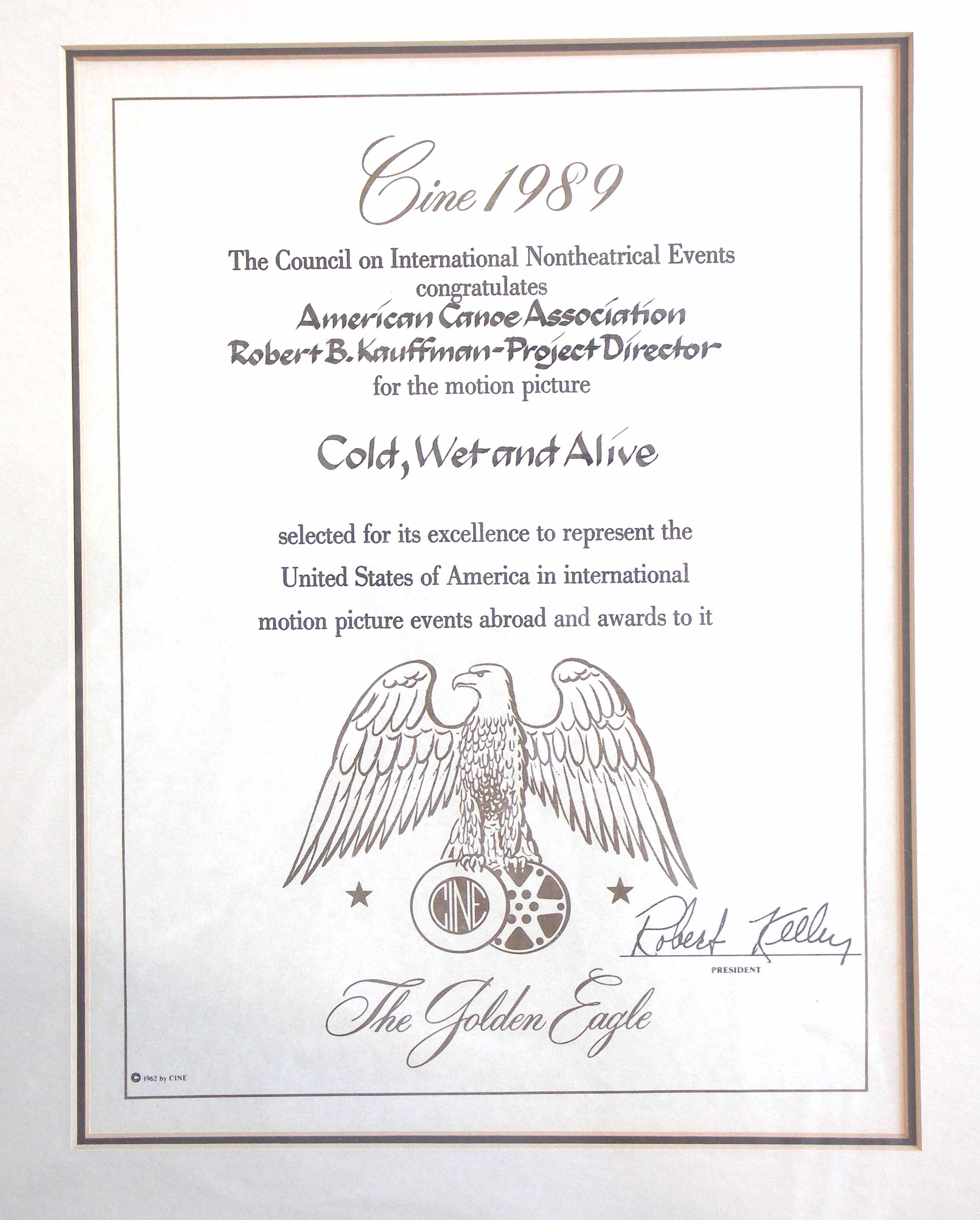 1989 CINE Award 