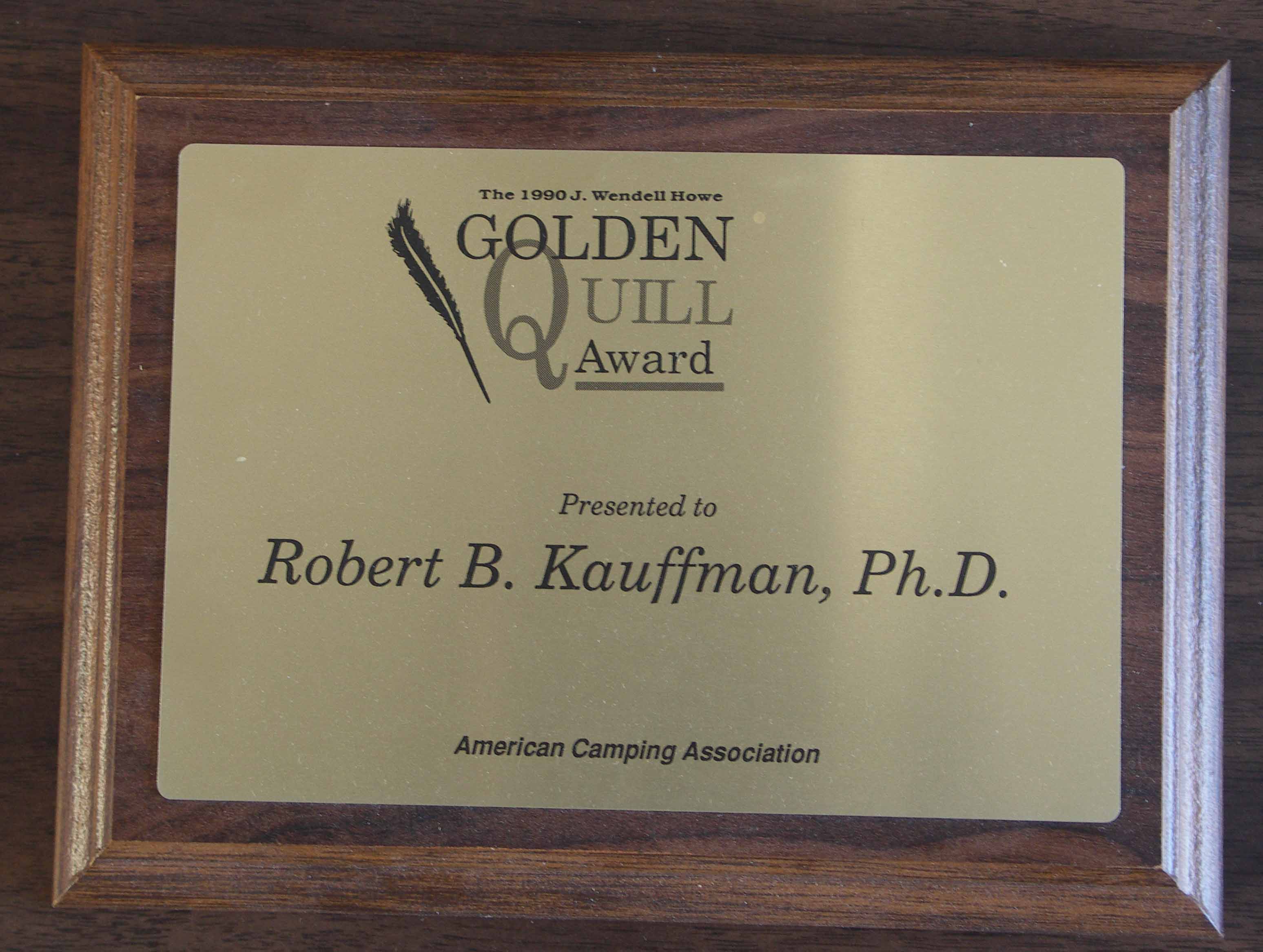 Goldern Quill Award