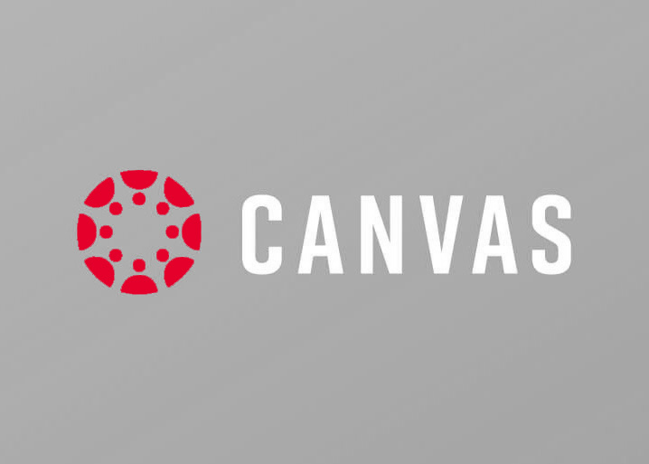 Canvas logo on red