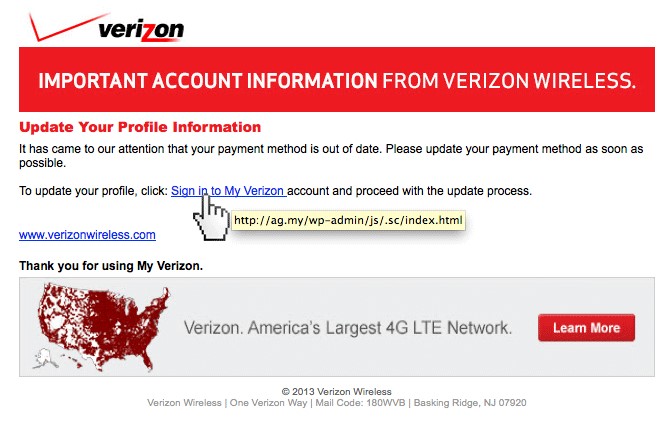 Mouse hovering over link to display target URL
