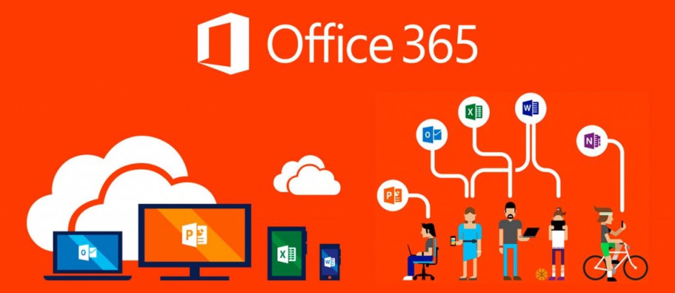 Office 365 logo and diagram