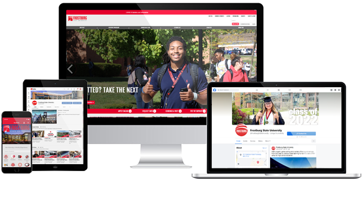 variety of digital products including website, mobile app and social media