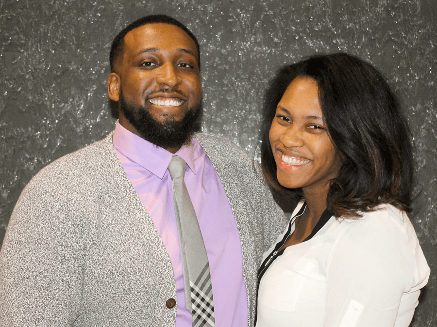 Michael Monroe, Jr. ’14 and Jasmine Alston Monroe ’14