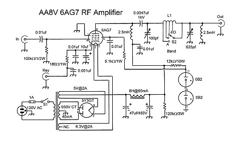6AG7 Schematic - Small