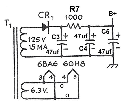 B+ schematic