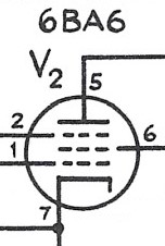 6AU6 vacuum tube