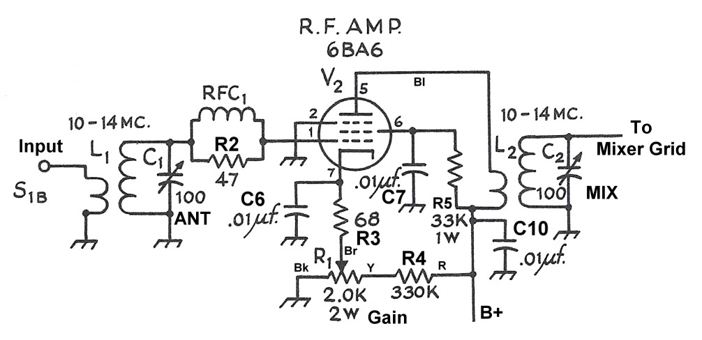 RF Amplifier Schematic