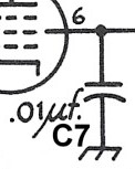 screen bypass capacitor