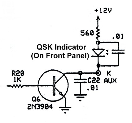 QSK Indicator Using QSK Loop Output