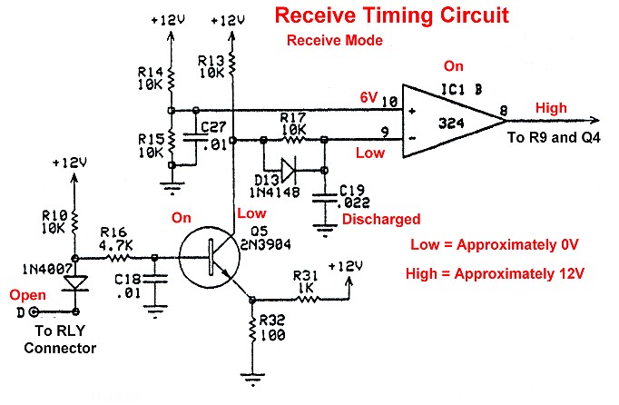 Input and Timing Circuit - Receive Mode