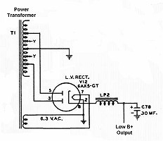 Low B+ Power Supply