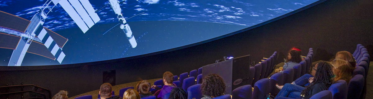 planetarium schedule banner