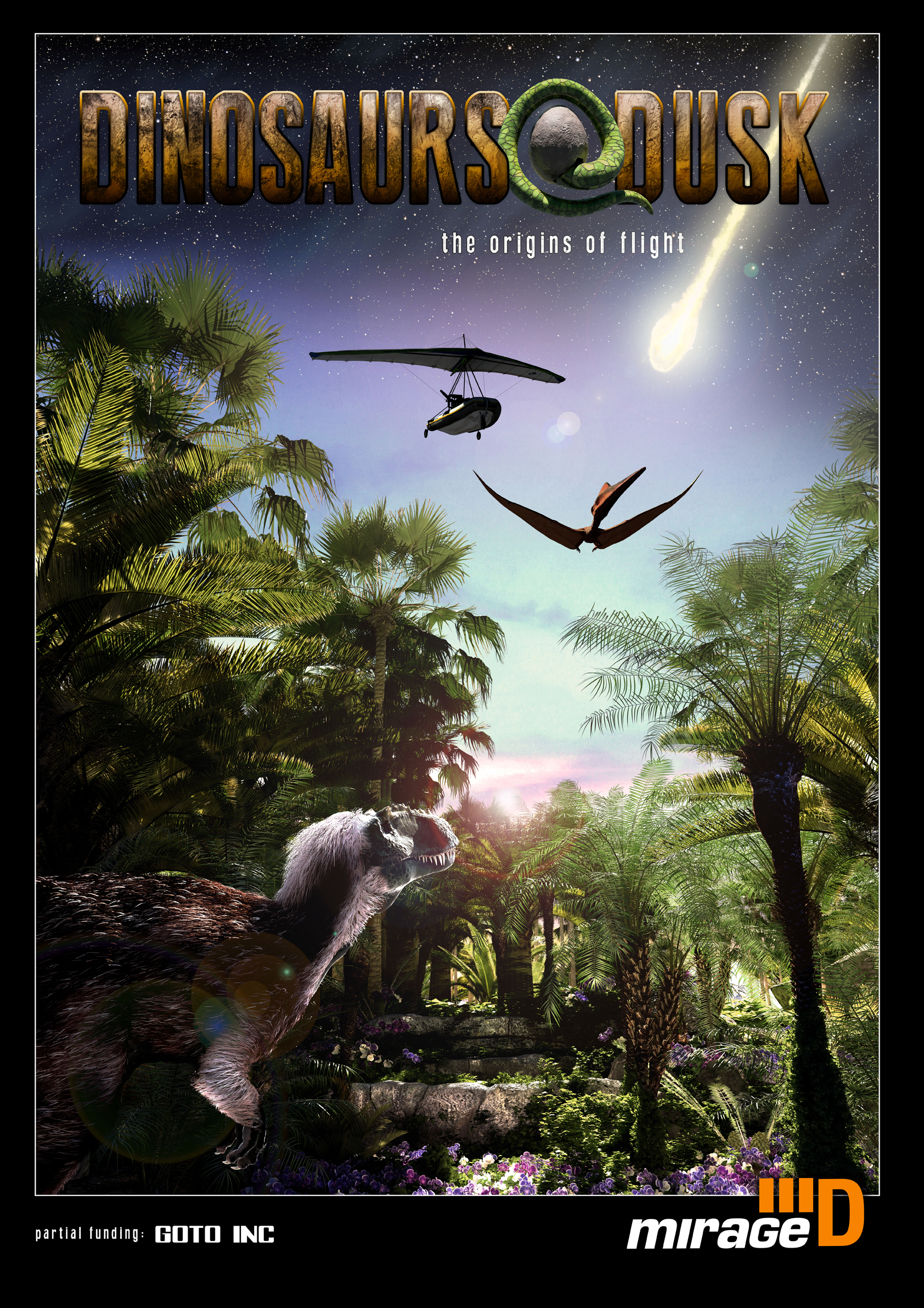 Dinosaurs at Dusk