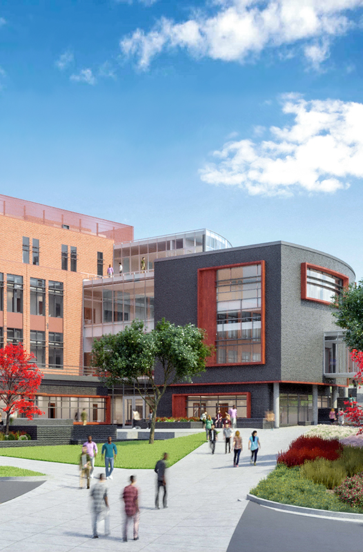 Education & Health Sciences building rendering