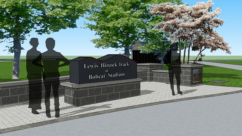 rendering of track