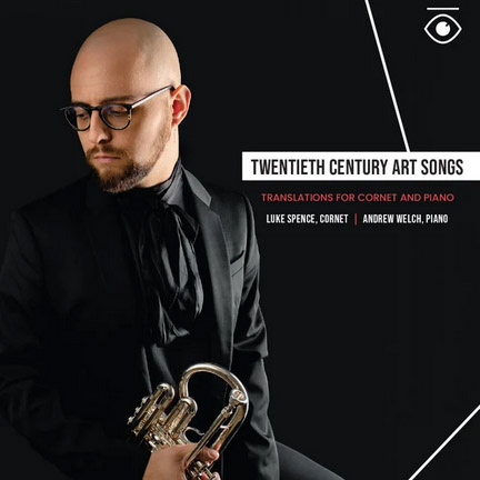 album cover; spence holding trumpet
