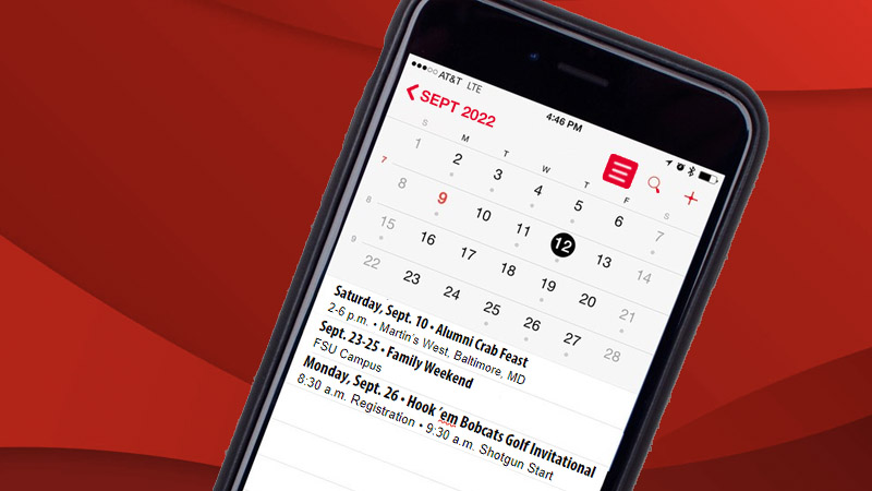 calendar on phone