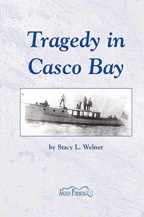 book cover with black and white photo of a boat