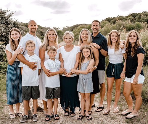 Donna Kenney Brosnan and family