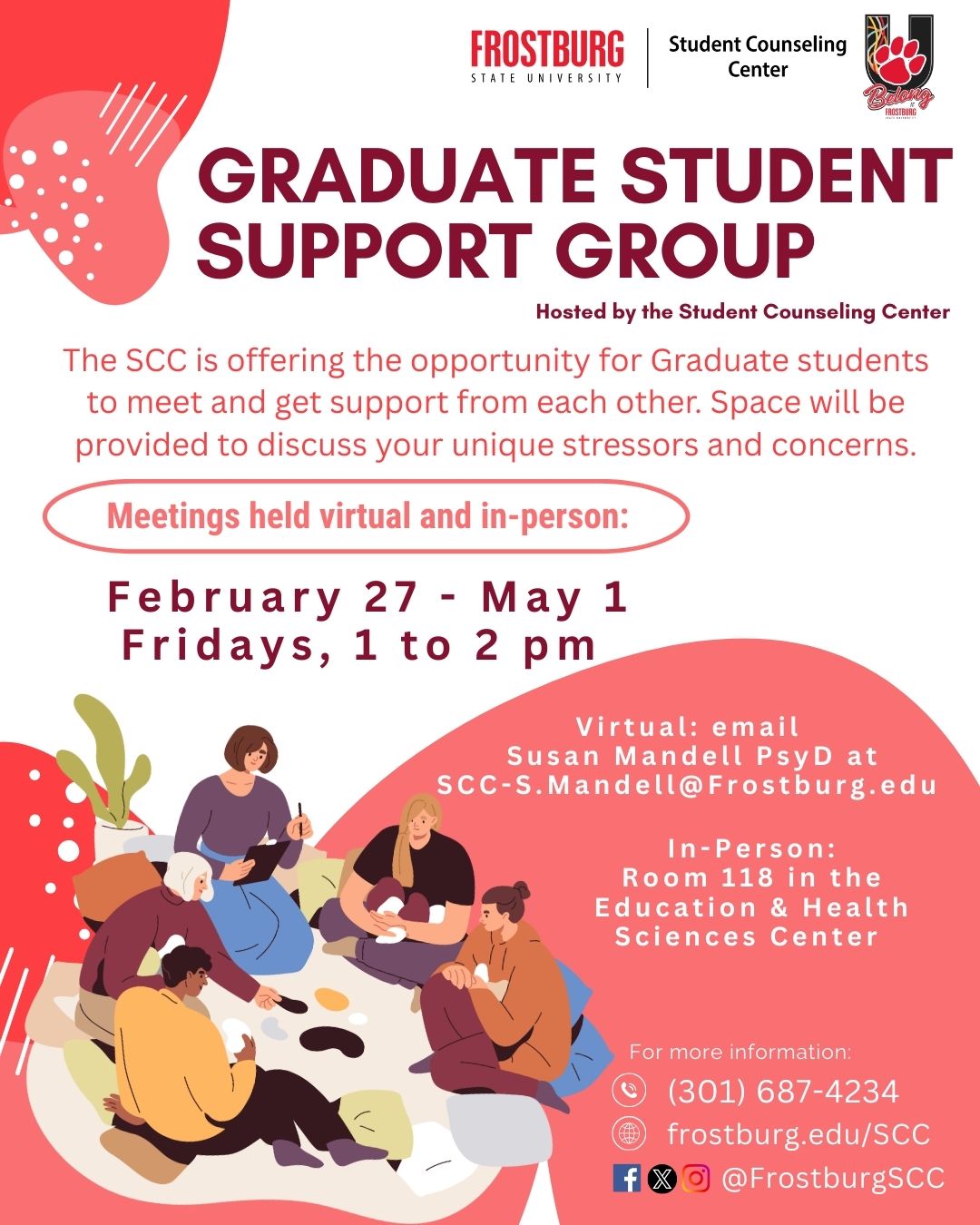 LGBTQ Group graphic of a Frostburg brochure