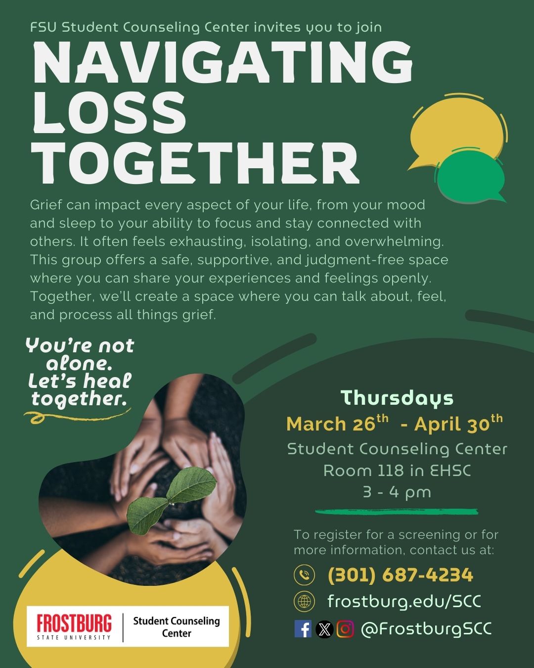 LGBTQ Group graphic of a Frostburg brochure