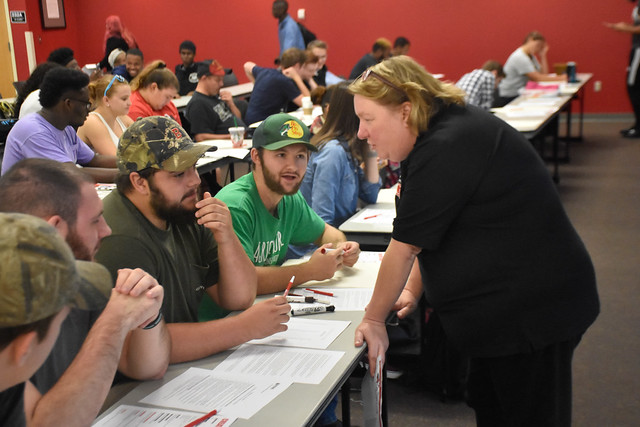 Students learn how to market their organization events.