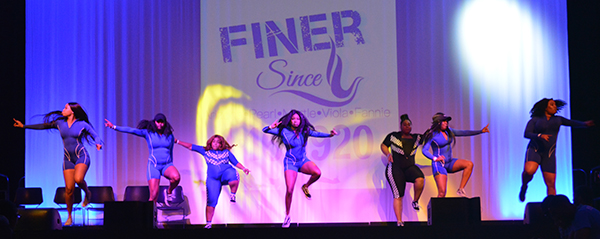 Zeta Phi Beta Participating in a Yard Show