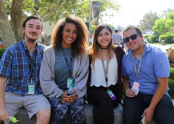 group of summer interns