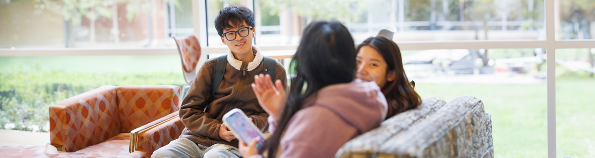 Students conversing
