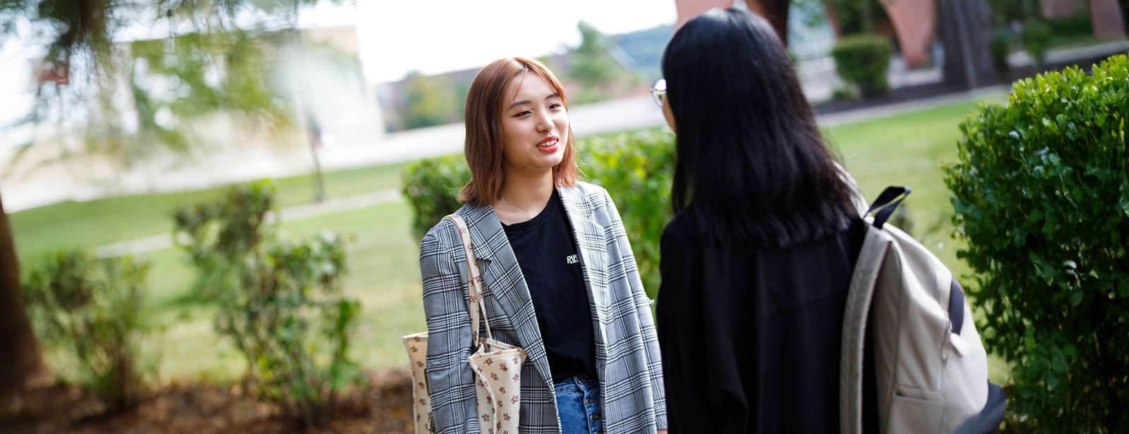 Students conversing