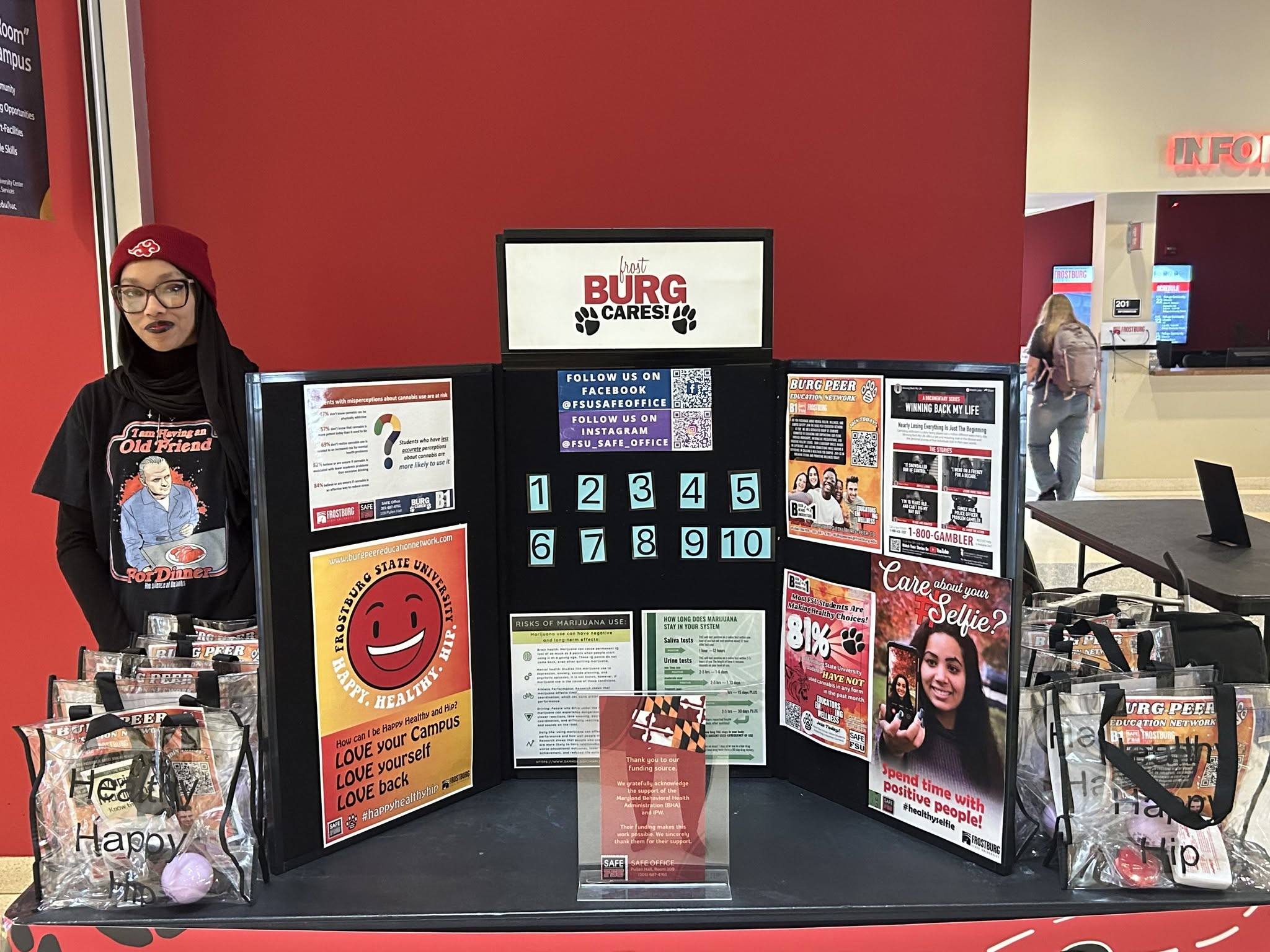 SAFE Office Tobacco Education Table