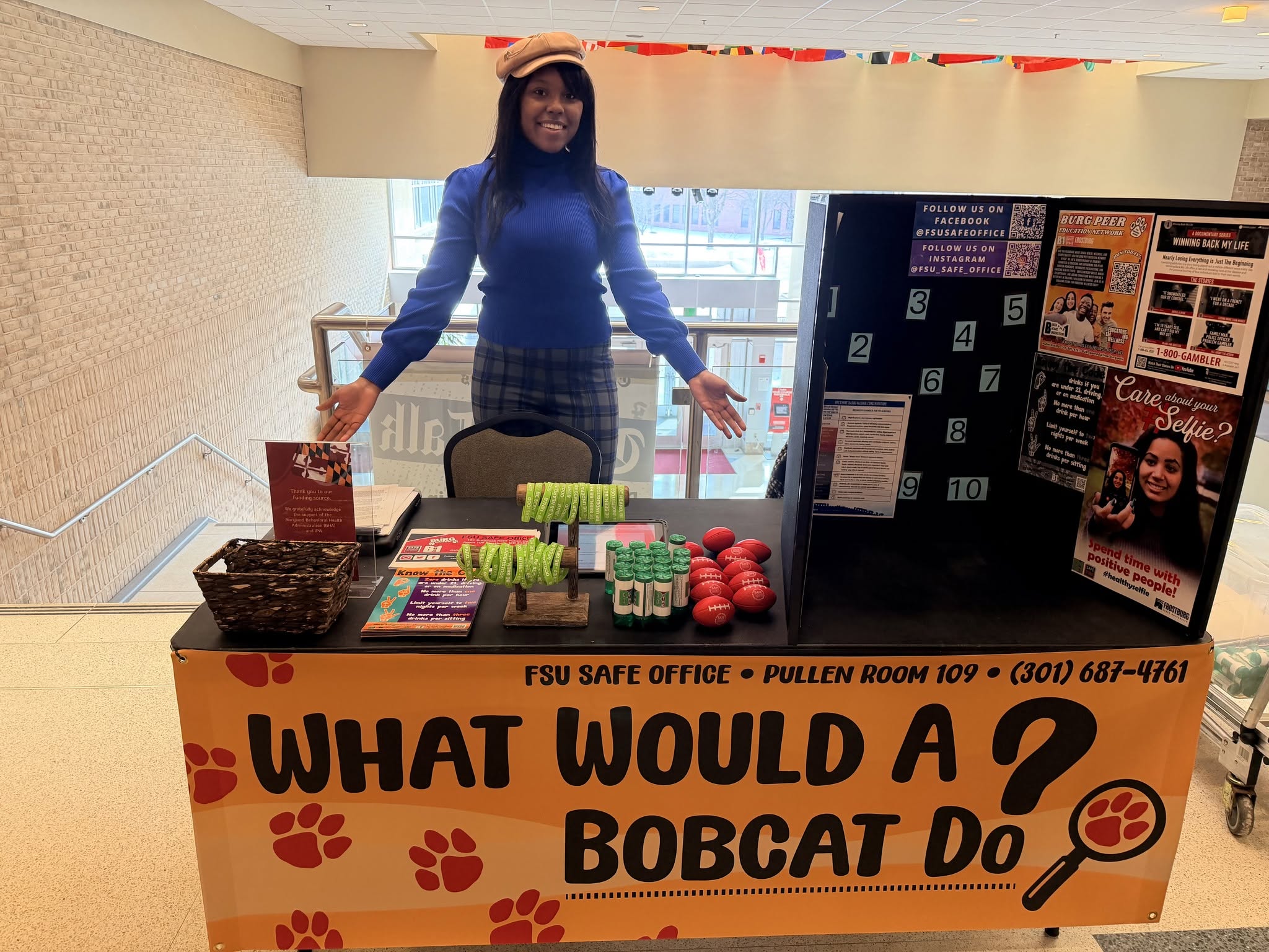 SAFE Office Alcohol Education Table